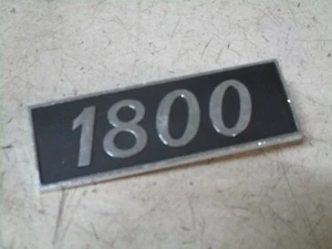 HECKSCHRIFTZUG FIAT 132 1800 - KUNSTSTOFF - NEU - ORIGINAL  - Bild 1 von 1