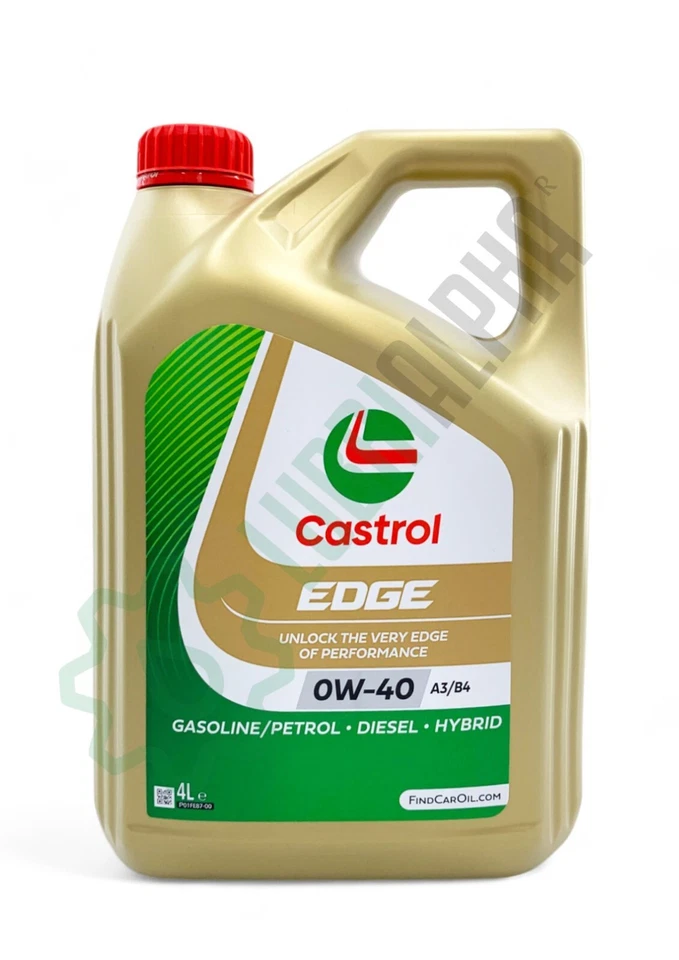 Olio motore 0w40 auto benzina diesel Castrol Edge 0w-40 A3/B4 - 1x4lt