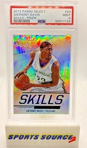 Anthony Davis 2013-14 Panini Select Skills Prizm Insert 2do año PSA 9 - Imagen 1 de 2