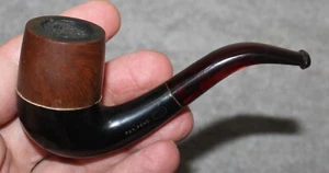 VTGE BBB BRITAINS BEST BRIARS REMOVABLE BOWL PIPE RED CHERRY AMBER BAKELITE STEM - Picture 1 of 14