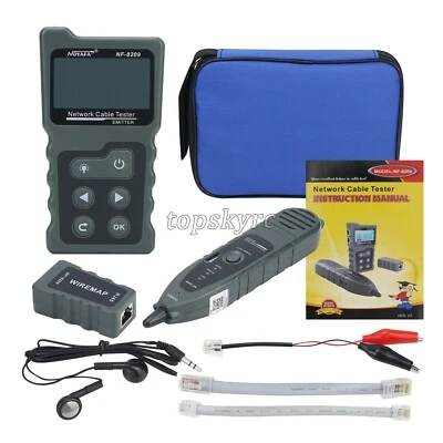 NOYAFA NF-8209 RJ45 Cable Tracker POE Network Wire Checker Cable Tester Network - Image 1 of 4