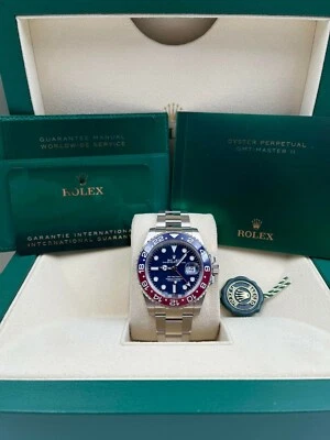 Rolex GMT Master II Pepsi oro blanco esfera azul 126719BLRO usado 2024 Foto 1 de 4