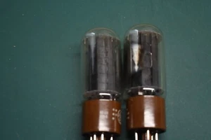 5R4GA GE NOS NIB Audio Receiver Rectifier Vacuum Tubes Tested Pair - Picture 1 of 6
