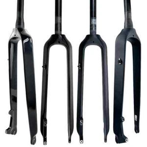 Mountain Bicycle Hard Fork 26/27.5/29inch Carbon Fiber Quick Release Rigid Forks - Picture 1 of 36