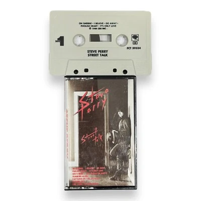 Steve Perry Street Talk Cassette Tape Oh Sherrie Foolish Heart Tested Vintage - Image 1 of 3