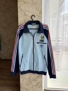 ADIDAS ORIGINAL VINTAGE FRANCE RARE ZIP SWEATSHIRT - Picture 1 of 1
