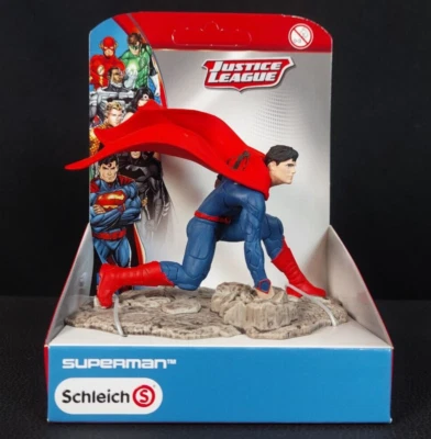 SCHLEICH SUPERMAN KNEELING Justice League ACTION FIGURE NEW 2015 - Photo 1/4