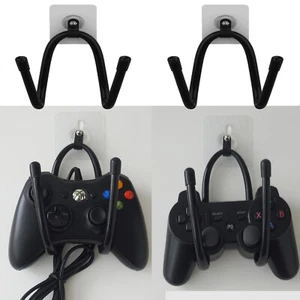2x Self-adhesive Game Controller Hanger Wall Storage Hook Holder for N-Switch - Picture 1 of 7