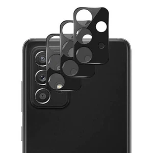 3-Pack HD Tempered Glass Camera Lens Protector for Samsung Galaxy A53 5G - Black - Picture 1 of 5