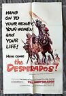 Desperados Plakat filmowy WOJNA DOMOWA Vince Edwards SLYVIA SYMS Jack Palance 69