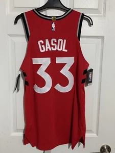 BNWT Nike Toronto Raptors Marc Gasol Authentic Icon Jersey 40 S Small Gold Tab! - Bild 1 von 9