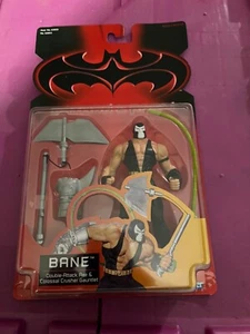 Batman & Robin BANE Double Attack Axe & Colossal Crusher Gauntlet 1997 Figure - Picture 1 of 4
