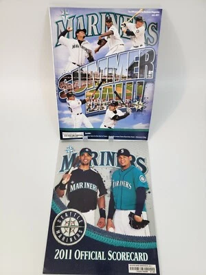 2011 July - Seattle Mariners Magazine "SUMMER BALL" - Ichiro Felix - Scorecard - Image 1 of 4