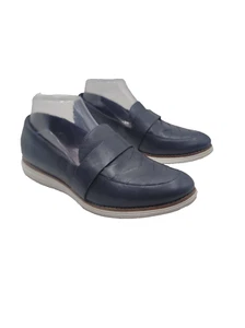 Cole Haan Women's Sz 8.5B Original Grand In Ombre Leather Blue Loafer Shoes - Picture 1 of 11