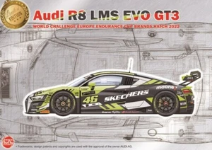 NUNU HOBBY MODEL AUDI R8 LMS EVO GT3 WORLD CHALLENGE BRANDS HATCH  1:24 PN24044 - Foto 1 di 1