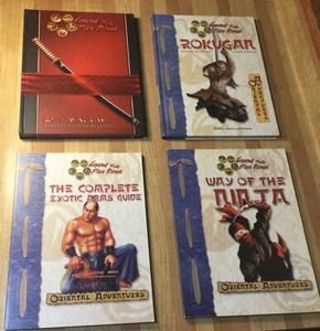Legend of Five Rings 3e (Revised) RPG Core Manual, Rokugan, Lot of 4 Books - Picture 1 of 7