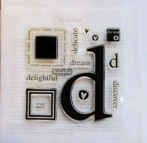 Close To My Heart Solo "D" Clear Acryl Stempel B1228 - Bild 1 von 2