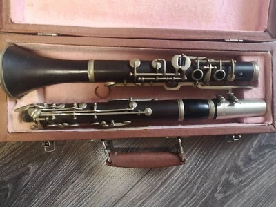 Vintage musical instrument  Soviet Clarinet 70s USSR German System + Case - Image 1 of 4