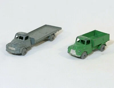Dinky Toys Dublo GB N° 066 Camion Bedford Flat Truck N° 64 Austin Truck - Immagine 1 di 4