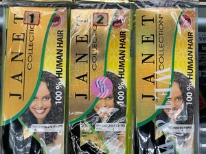 100% HUMAN WET & WAY SUPER FRENCH BULK 14" ~ 24" JANET COLLECTION - Picture 1 of 1