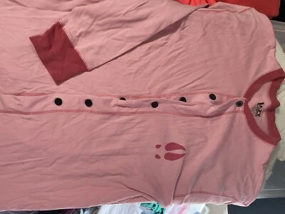 Lazy One Pink Moose Flapjack One Piece Pajamas - Image 1 of 4