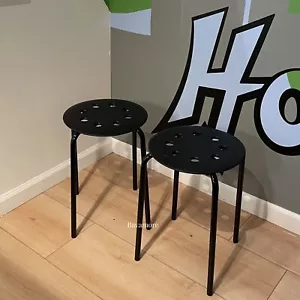IKEA Marius, Stool stackable, Kitchen Dining Stool 17¾"x12⅝” SET OF 2 - Picture 1 of 4