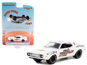 1:64 GREENLIGHT 1972 AMC JAVELIN SST WHITE ASTRO SPIRAL JUMP  , Neu - Picture 1 of 1