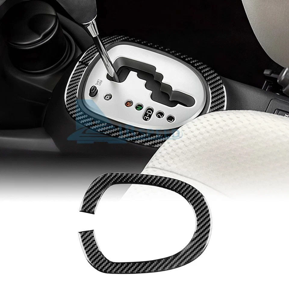 For Toyota Yaris 2006-2011 Gear Shift Panel Frame Cover Trim Black Carbon Fiber - image 1 of 4