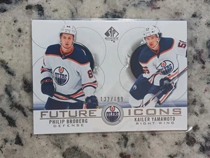2020-21 SP autentiche icone del futuro Philip Broberg Kailer Yamamoto /199 oliatori - Foto 1 di 2
