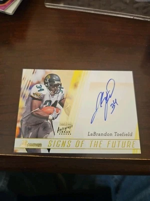 2003 Bowman Signs of the Future LaBrandon Toefield #SF-LT Rookie Auto RC - Image 1 of 4