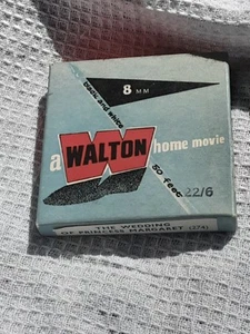 8mm WALTON Home Movie Wedding of Princess Margaret Film 274 Black & White 50ft - Picture 1 of 6