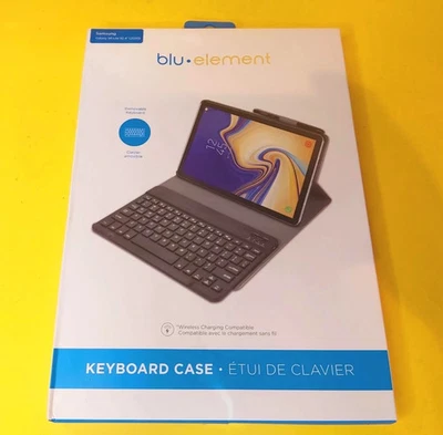 🔥 BLU ELEMENT SAMSUNG GALAXY S6 LITE 10.4" (2020) KEYBOARD FOLIO CASE BLACK 🔥 - Image 1 of 4