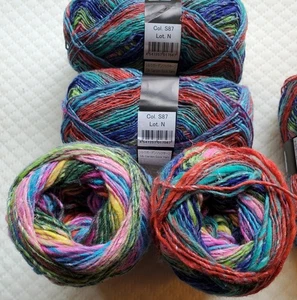 Noro Silk Garden Sock Yarn Wool Silk Polyamide Mohair Dk Wt 100g 300m Striping - Picture 1 of 39