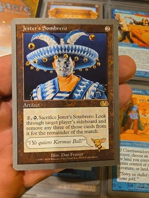 MTG JESTER’S SOMBRERO  Unglued NM/MINT Rare 1998 Vintage Never Played - Image 1 of 4