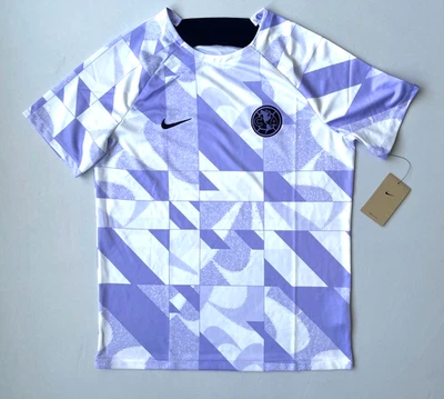 Camiseta Nike Club America nueva con etiquetas Third Pre Match talla L blanca/púrpura FD9123-100 Foto 1 de 4
