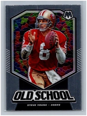 2020 Panini Mosaic Steve Young #OS5 Old School INSERT San Francisco 49ers NFL - Image 1 of 3