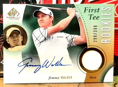 JIMMY WALKER 298/399 AUTO RELIC ~ 2014 UD SP GAME USED ~ FIRST TEE ROOKIES ~ PGA - Image 1 of 2
