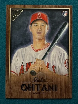 SHOHEI OHTANI 2018 Topps Gallery RC Wood Grain Parallel #116 - Image 1 of 2