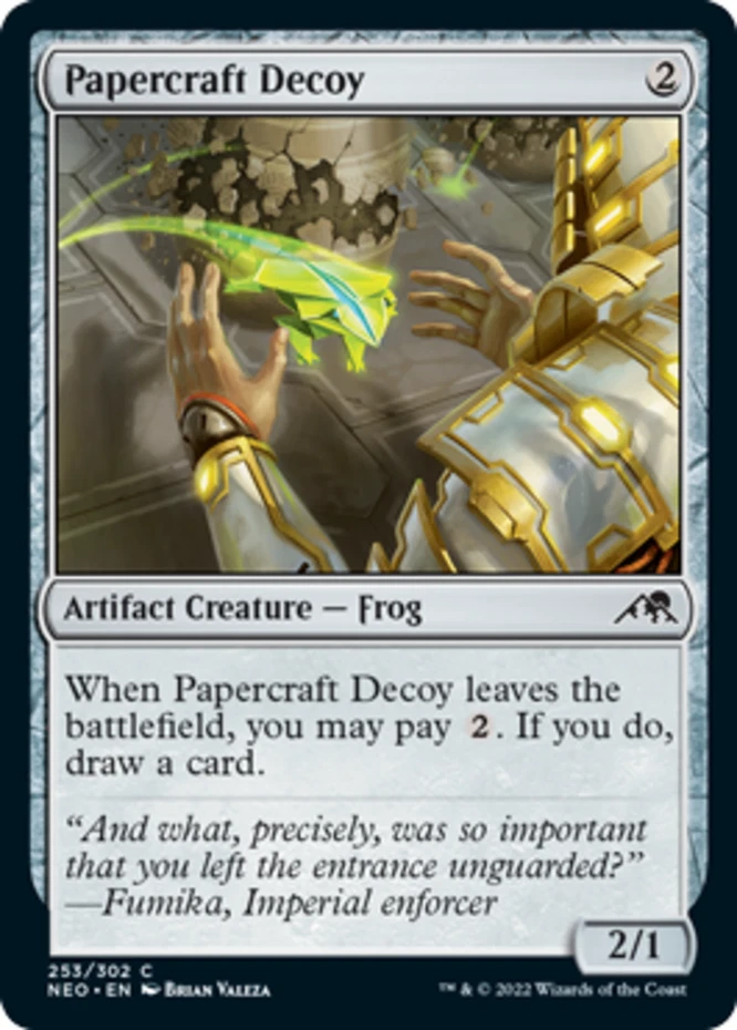 x1 Papercraft Decoy - Kamigawa: Neon Dynasty - NM - MTG - Image 1 of 1