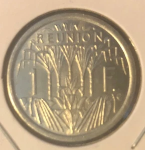 1948(a) Reunion 1 Franc HOCHWERTIGE Aluminium Münze - 23MM - KM#6.1 - Bild 1 von 4