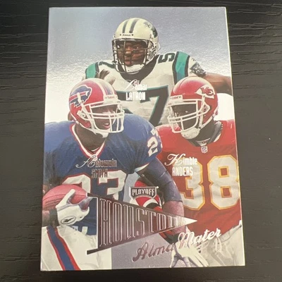 1998 Playoff Prestige Alma Maters Antowain Smith Larmar Lathon Kimble Anders #6 - Image 1 of 2