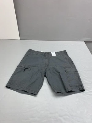 Shorts cargo Denizen From Levis masculino 36 cinza 10" bolsos flexíveis leves - Imagem 1 de 4