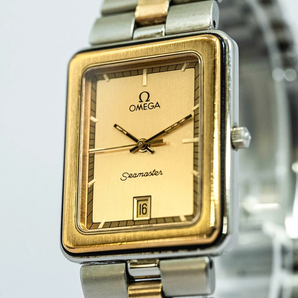 Sin Tarifa RARO *CASI COMO NUEVO* Tanque de Cuarzo OMEGA Seamaster Cal.1430 27mm Hombres De Colección Foto 1 de 4