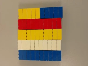 Original Vintage Lego 2 x 3 Steine, ID-Nummer 3002 x 50 Steine - Bild 1 von 3