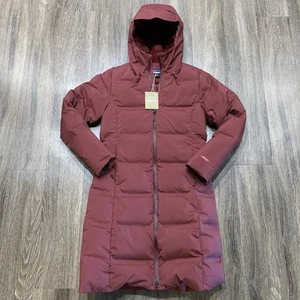 Women’s Red Patagonia Jackson Glacier Down Puffer Parka Size XSmall NWT $429 - Picture 1 of 6