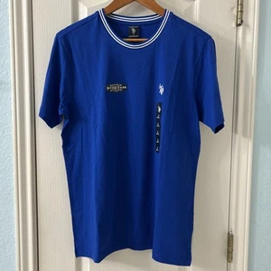 US Polo Assn. Camisetas azules pequeñas para hombre - Imagen 1 de 5