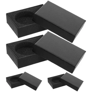 4 Pcs Watch Display Case Pocket Storage Box Father Miss Watches Taschenuhrenbox - Picture 1 of 12