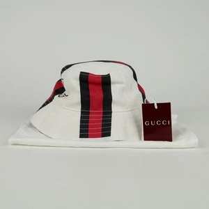 Gucci Webstreifen Bucket Hat M 788561 139810051 - Picture 1 of 9