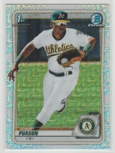 2020 Bowman Mega Robert Puason Oakland Athletics #BCP-145 Parallel - Picture 1 of 2