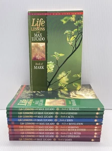 Lot of 11 LIFE LESSONS with MAX LUCADO Inspirational Bible Study Series Books - Picture 1 of 24
